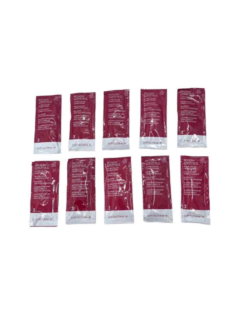 REVLON 🩷 Colorsilk After Color Conditioner 10 Travel Size Packets